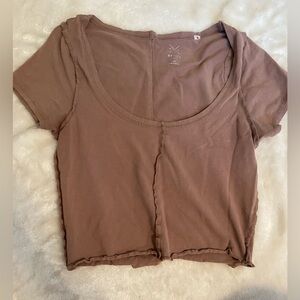 XS PacSun Basics Crop Top